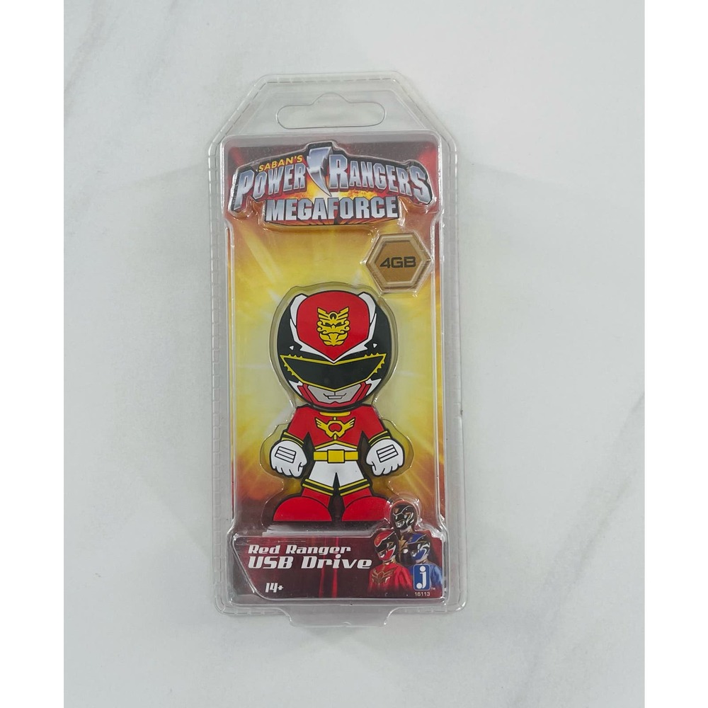 Power Rangers MegaForce Memorabilia Red Ranger 4GB USB Flash Drive